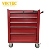 5 Drawer Tool Box, Lockable Steel Tool Box